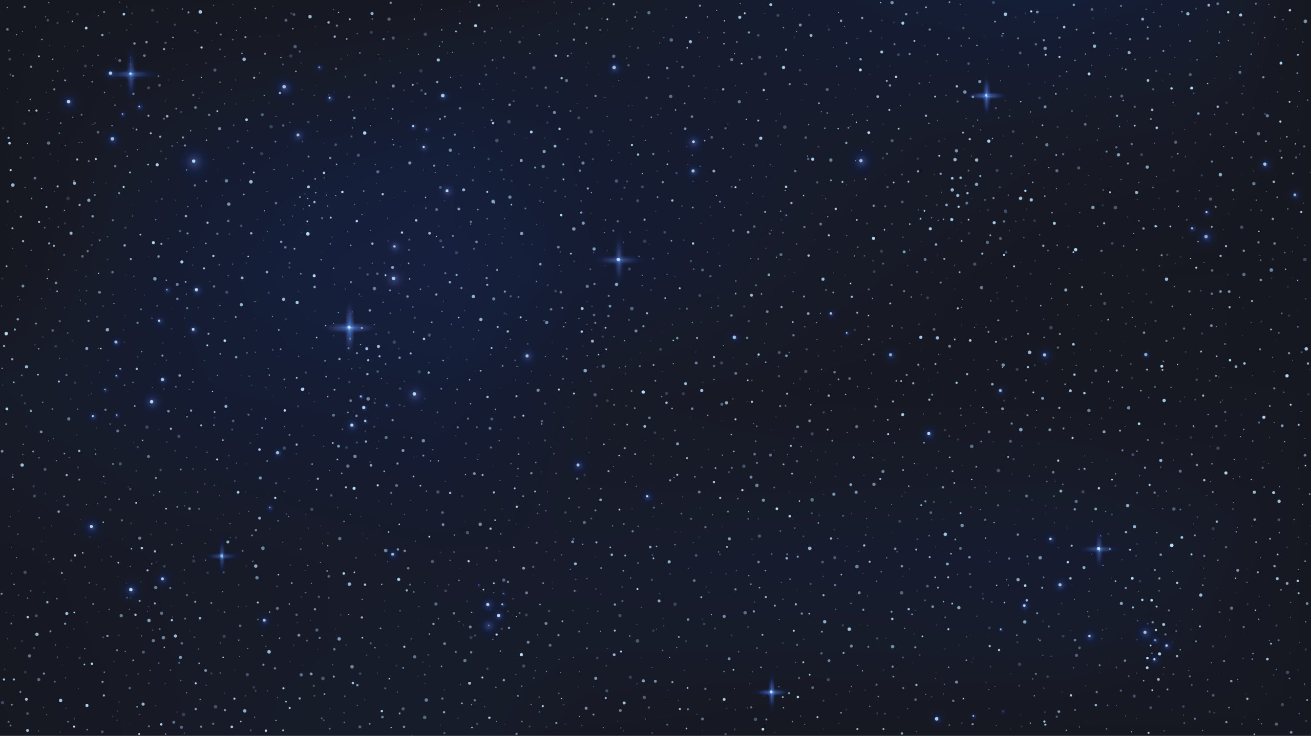 Shining stars glow in the dark sky background Vector Image